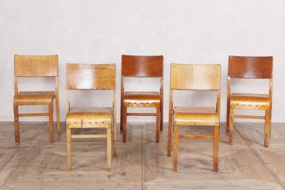 Vintage Wooden Restaurant Chairs
